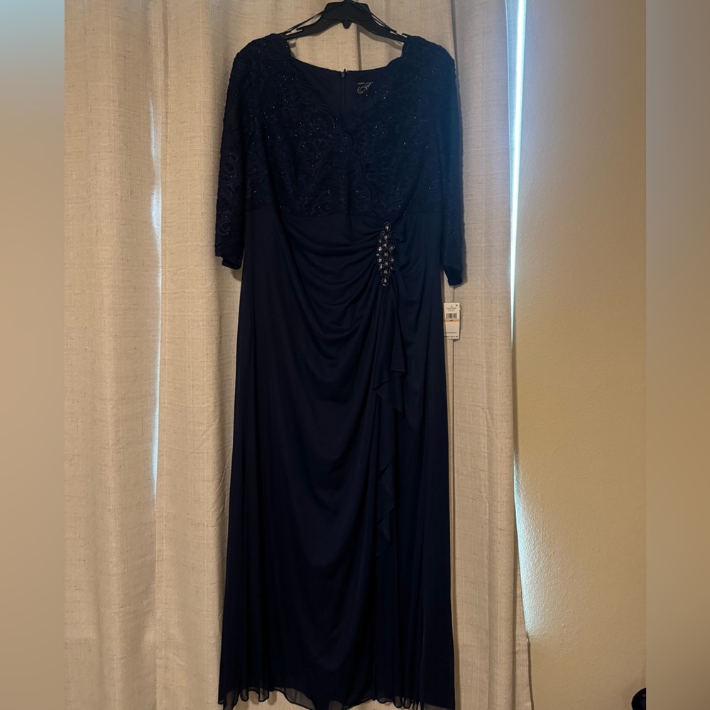 Alex Evenings Midnight Blue Dress